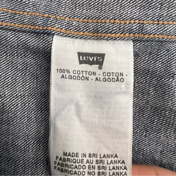 Levi’s Denim Jean Vest Size XS - Picture 5 of 6